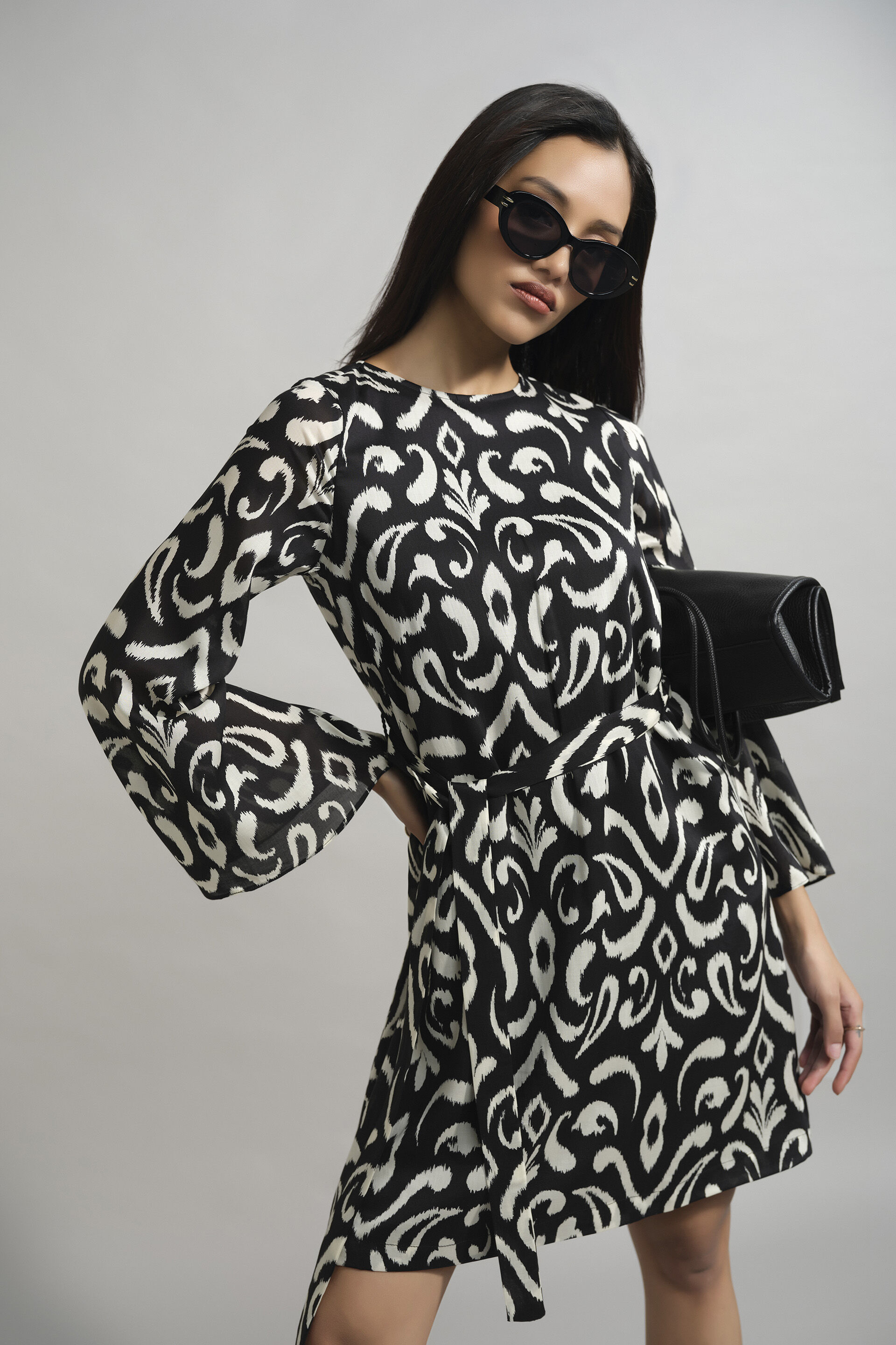 Illusory Dress, Black, image 2